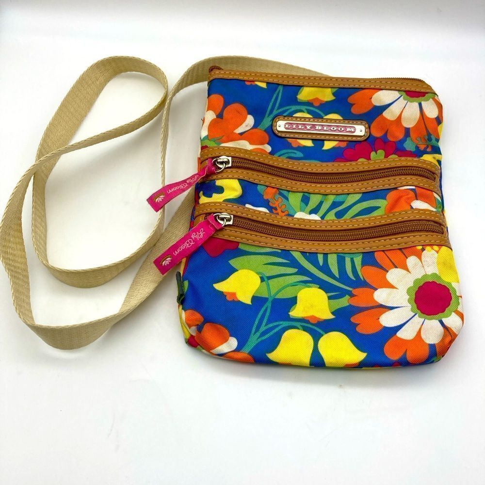 Lily Bloom Women’s Multicolor Floral Print Crossbody - Picture 4 of 11
